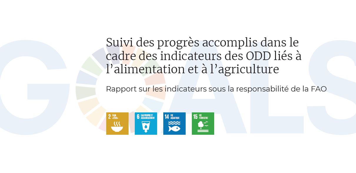 Rapport d’activité numérique de la FAO pour les ODD.