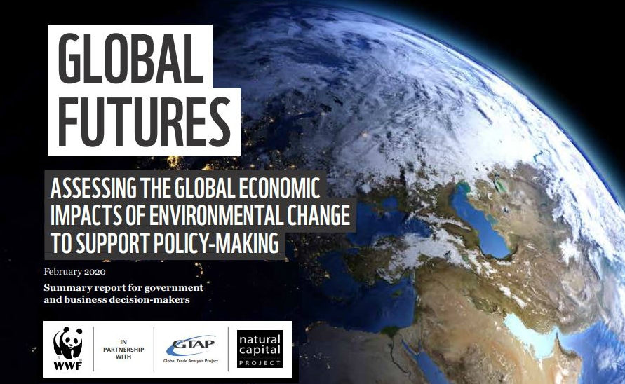 Rapport “Global Futures” par WWF en partenariat avec le “Global Trade Analysis Project”.