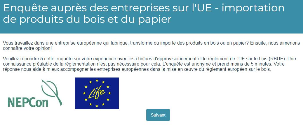 Enquête auprès des entreprises sur l’UE pour améliorer le RBUE