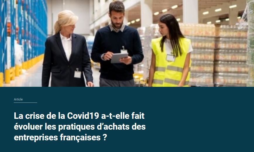 Covid19 et pratiques des achats des entreprises