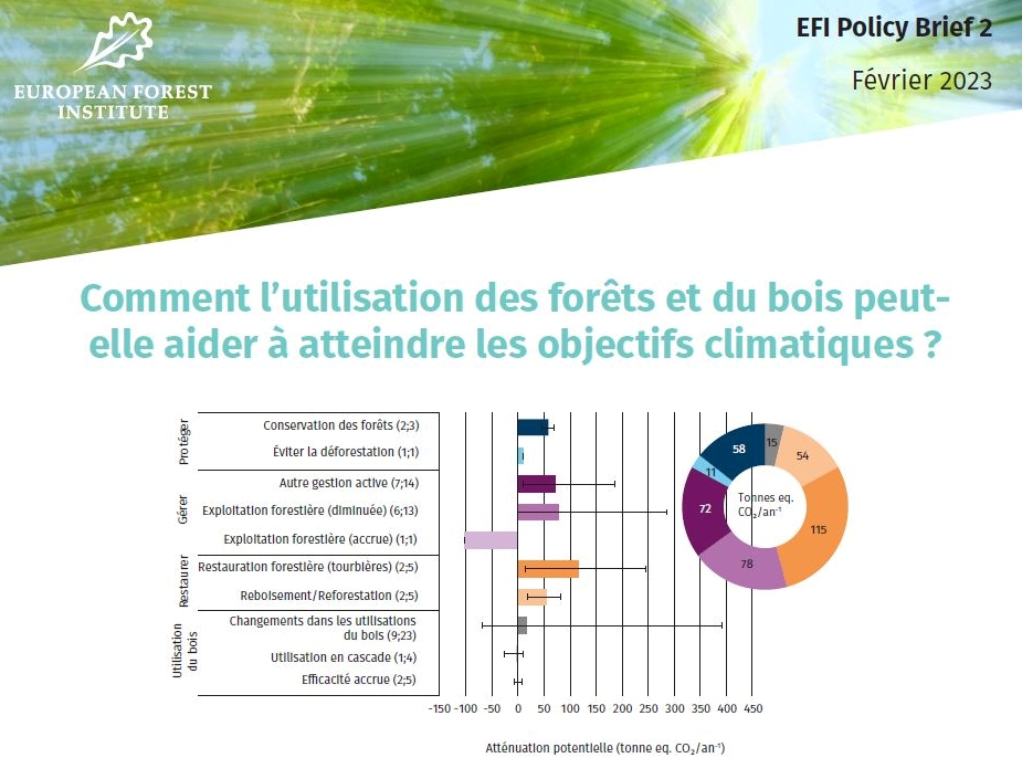 Utilisation des produits bois et objectifs climatiques