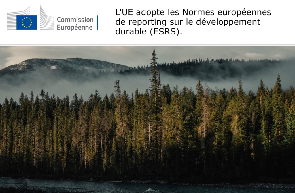 L’UE adopte des normes pour les rapports de développement durable (ESRS).