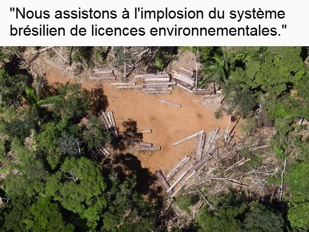 Une nouvelle loi au Brésil pour ʺfaciliterʺ l’exploitation de l’Amazonie.